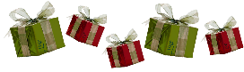 коробочки с подарками
