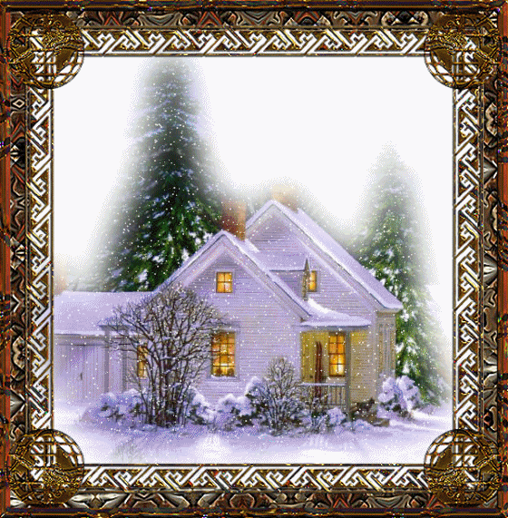 зимний домик